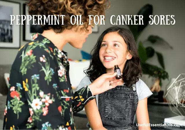 peppermint oil for canker sores