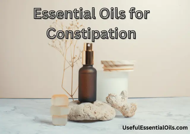 essential oils for constipation